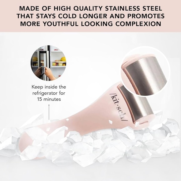 NWOT Kitsch Ice Roller for Face & Eye Puffiness Cold Skin Care Facial Massager - Picture 5 of 9